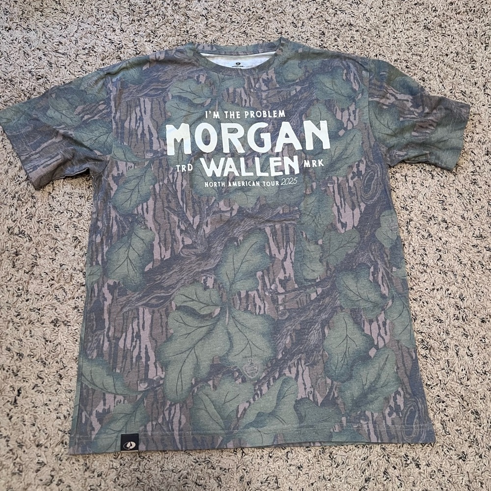 Morgan Wallen I’m The Problem 2025 Tour Camo Concert Tee